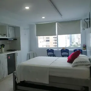 Apartamento Estudio Tipo Loft Amoblado En Bocagrande 801a, Cartagena